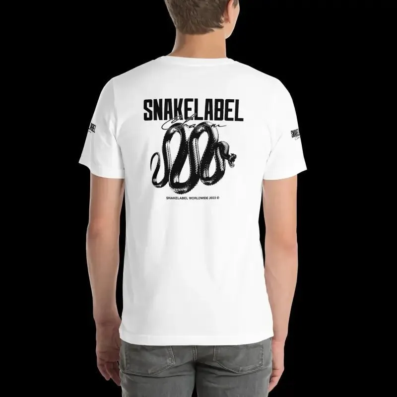 Snake Unisex Print T-Shirt: 100% Combed Cotton, Lightweight, Pre-Shrunk (4.2 oz)