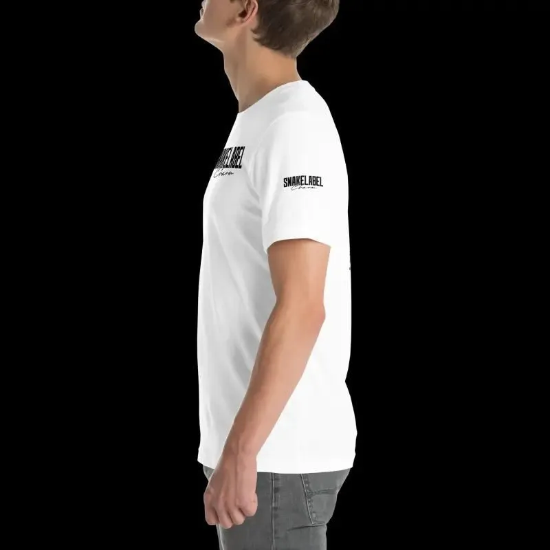 Snake Unisex Print T-Shirt: 100% Combed Cotton, Lightweight, Pre-Shrunk (4.2 oz)