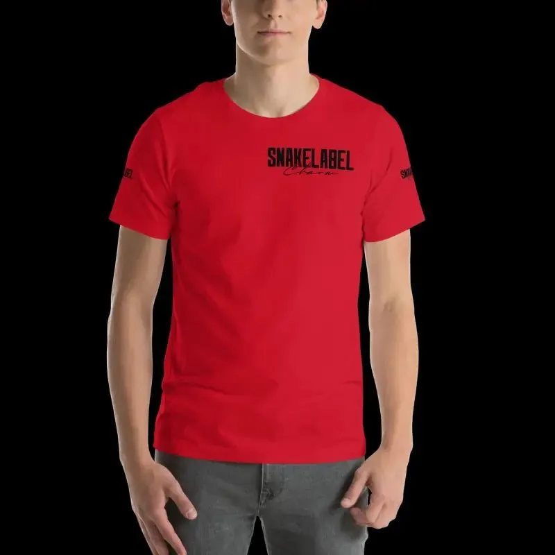 Snake Unisex Print T-Shirt: 100% Combed Cotton, Lightweight, Pre-Shrunk (4.2 oz)