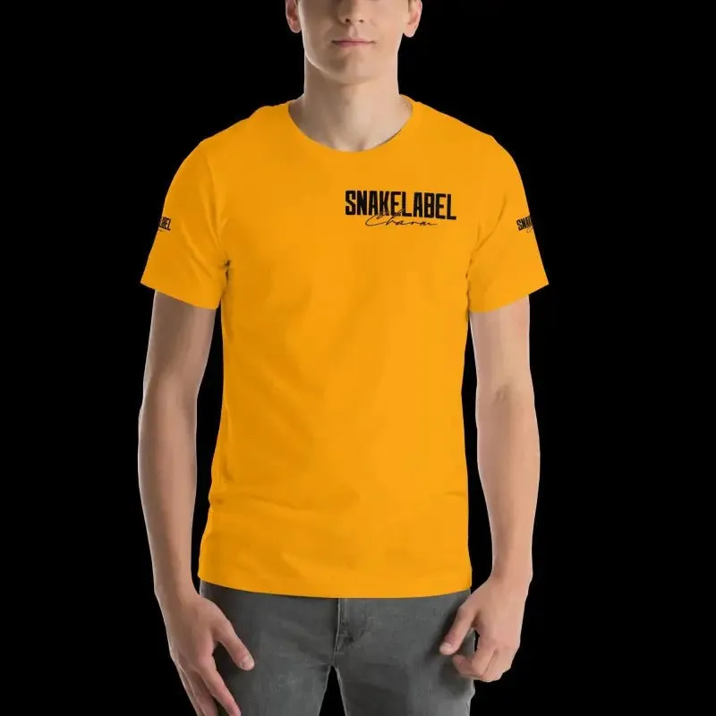 Snake Unisex Print T-Shirt: 100% Combed Cotton, Lightweight, Pre-Shrunk (4.2 oz)