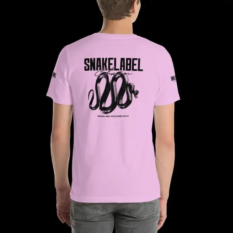 Snake Unisex Print T-Shirt: 100% Combed Cotton, Lightweight, Pre-Shrunk (4.2 oz)