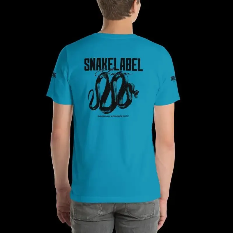Snake Unisex Print T-Shirt: 100% Combed Cotton, Lightweight, Pre-Shrunk (4.2 oz)
