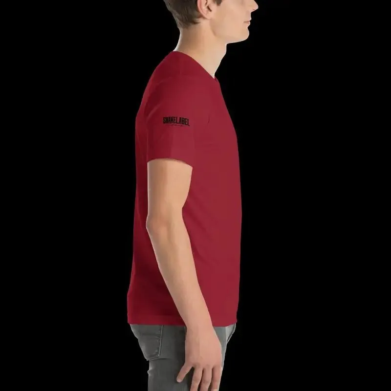 Snake Unisex Print T-Shirt: 100% Combed Cotton, Lightweight, Pre-Shrunk (4.2 oz)