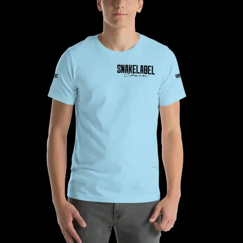 Snake Unisex Print T-Shirt: 100% Combed Cotton, Lightweight, Pre-Shrunk (4.2 oz)