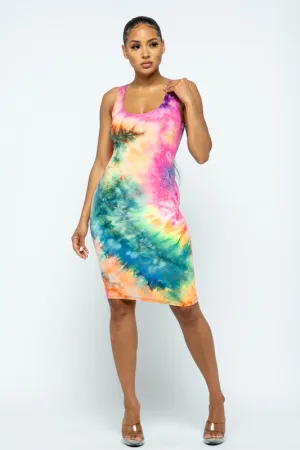 Sonya Tie Dye Dress