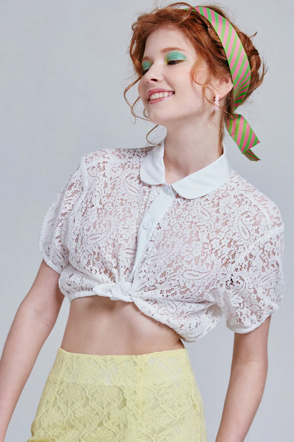 Sonya Paisley Crop Top