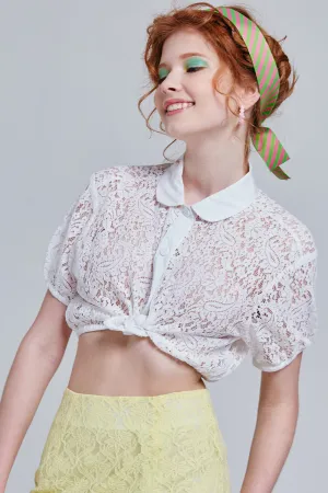 Sonya Paisley Crop Top