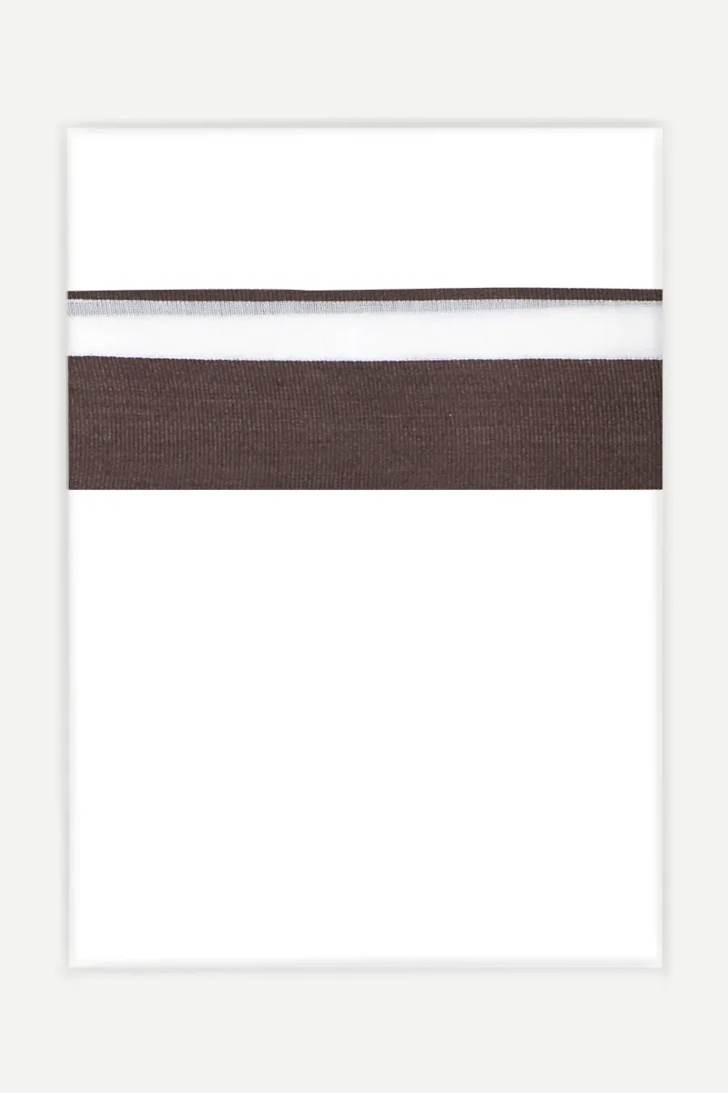 Sparkle Abu - Dark Brown Smooth Cotton Double Layered Dhoti With Fancy Borders | Uathayam