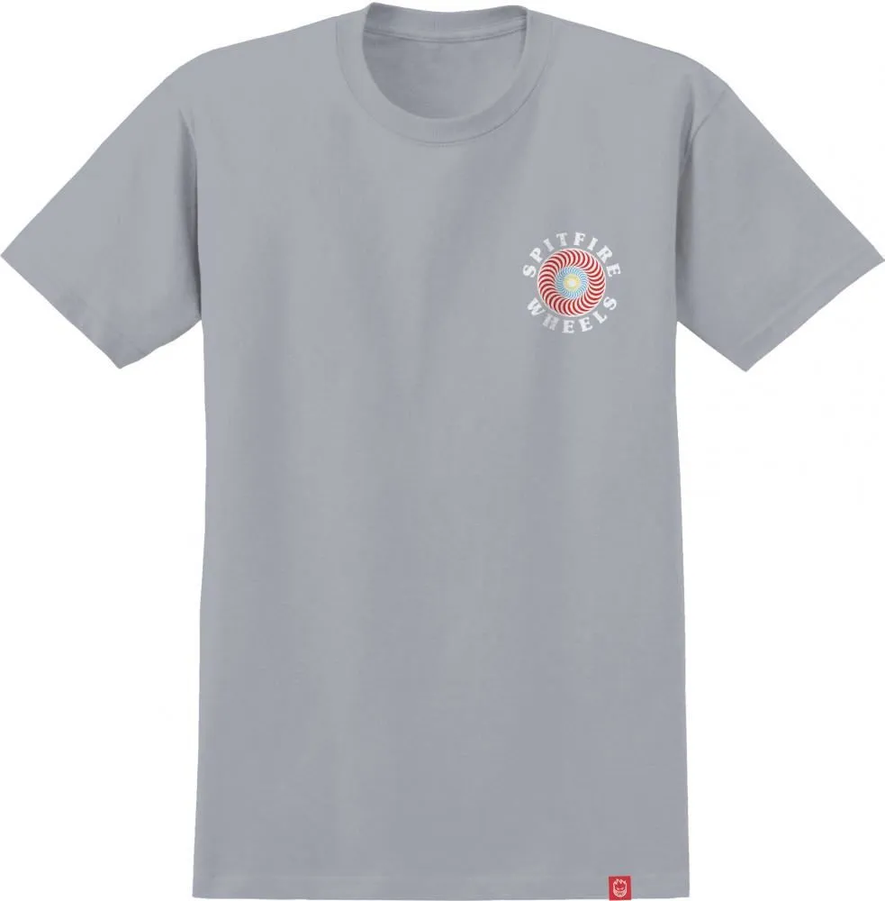 Spitfire T-Shirt OG Classic Fill - Gravel / Multi