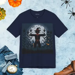Spooky Scarecrow Unisex Jersey Short Tee