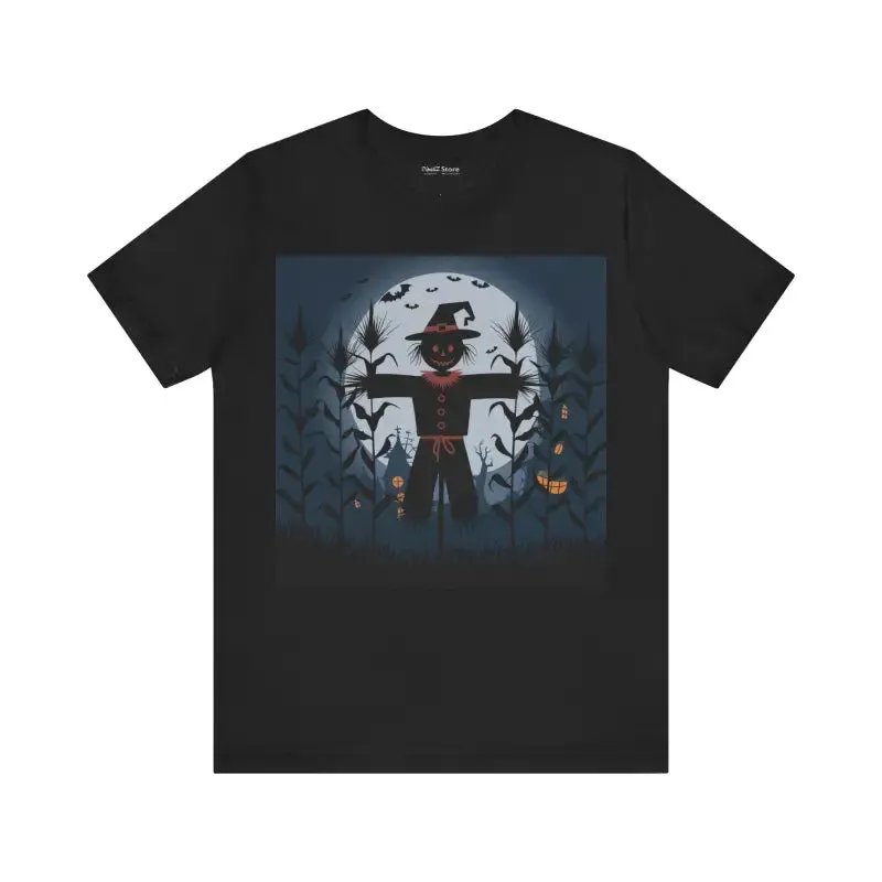 Spooky Scarecrow Unisex Jersey Short Tee