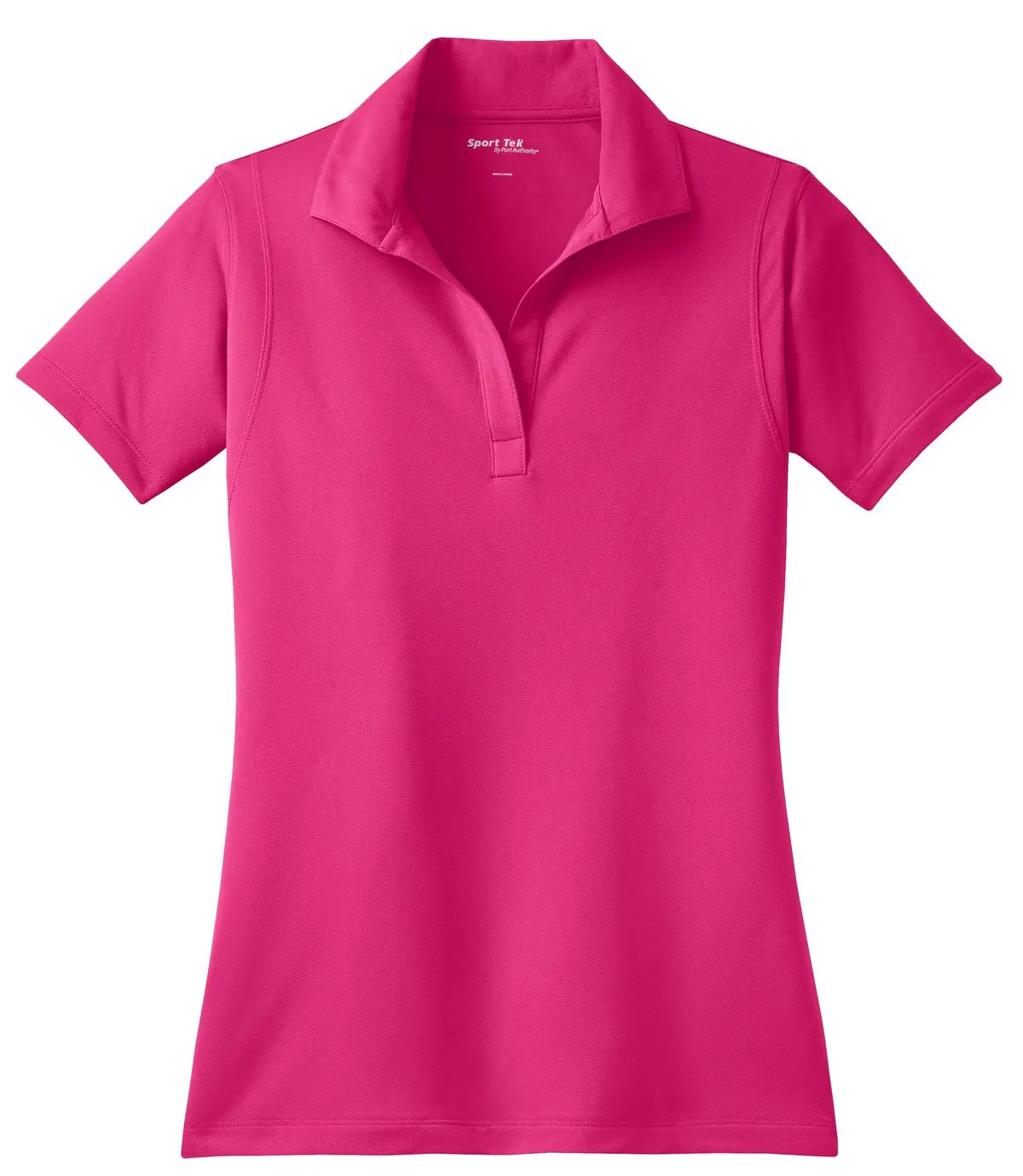 Sport-Tek Women's Micropique Sport-Wick Polo. LST650 Pink Raspberry