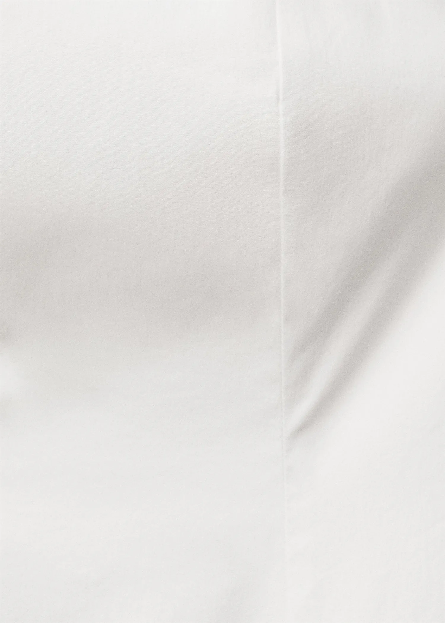 Strapless dress with puffed hem
