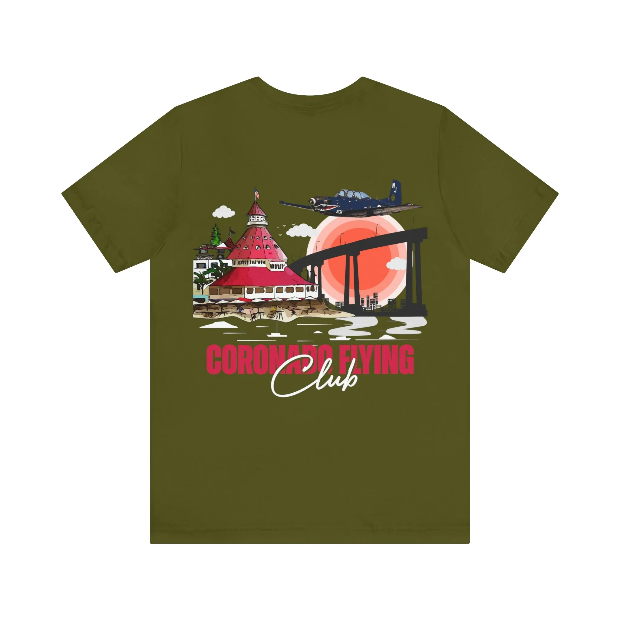 T-34 Coronado Flying Club (Dark Colors) Tee