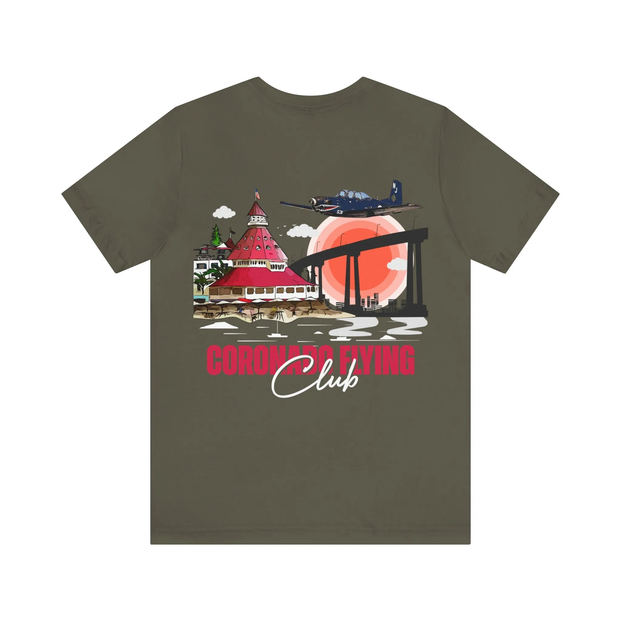 T-34 Coronado Flying Club (Dark Colors) Tee