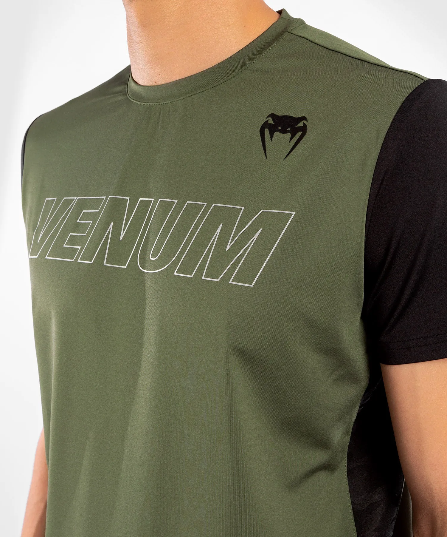 T-shirt Dry-Tech Venum Classic Evo - Kaki/Zilver
