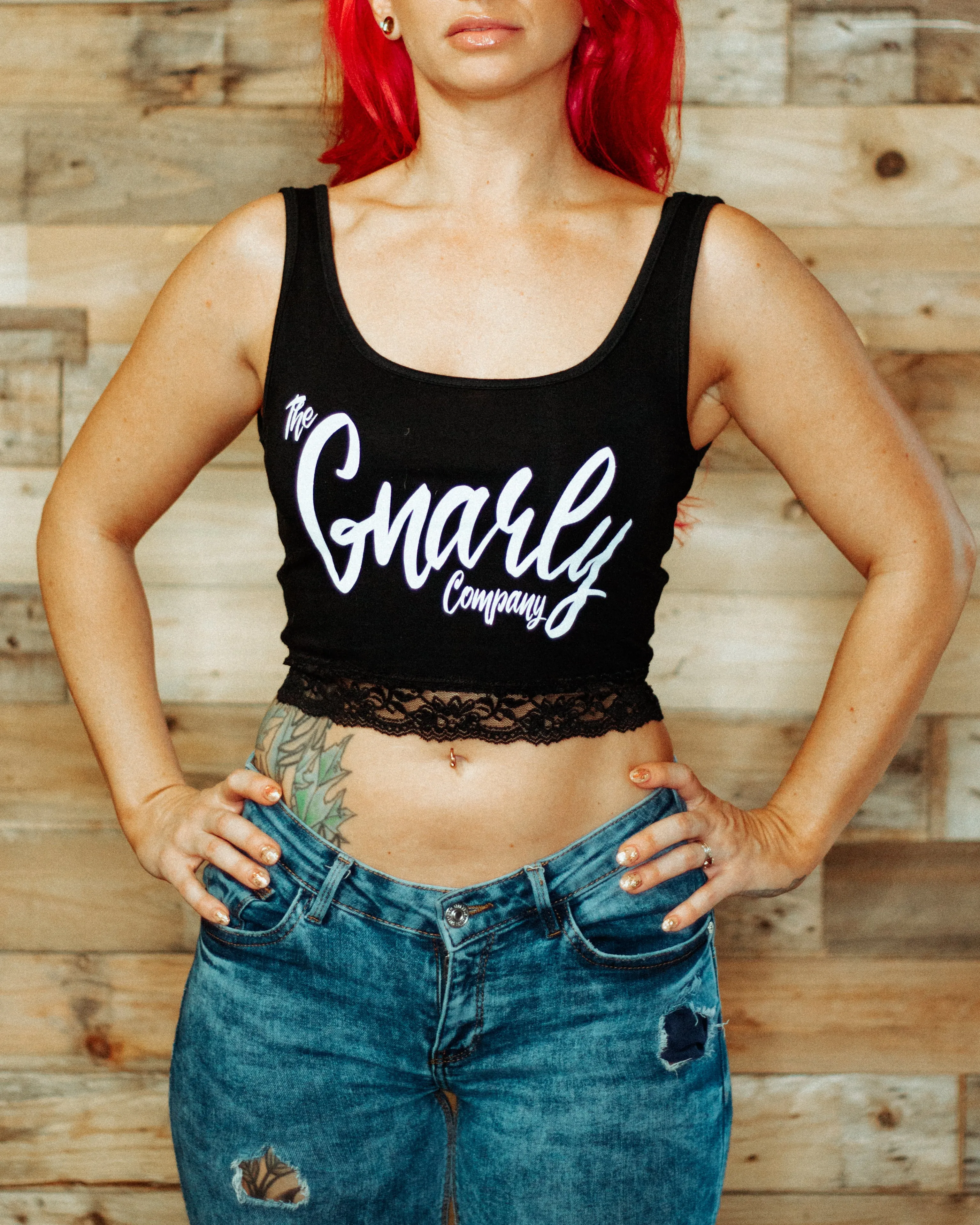 The Classic Gnarly Company Women's Crop Top Tank