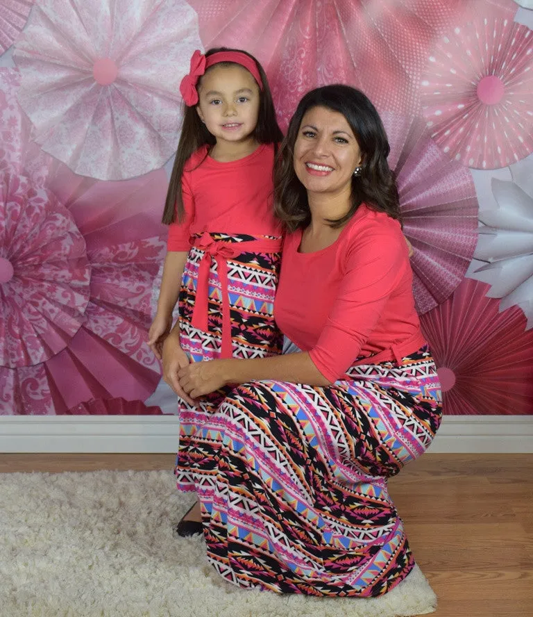 The Melia Aztec Girl Dress