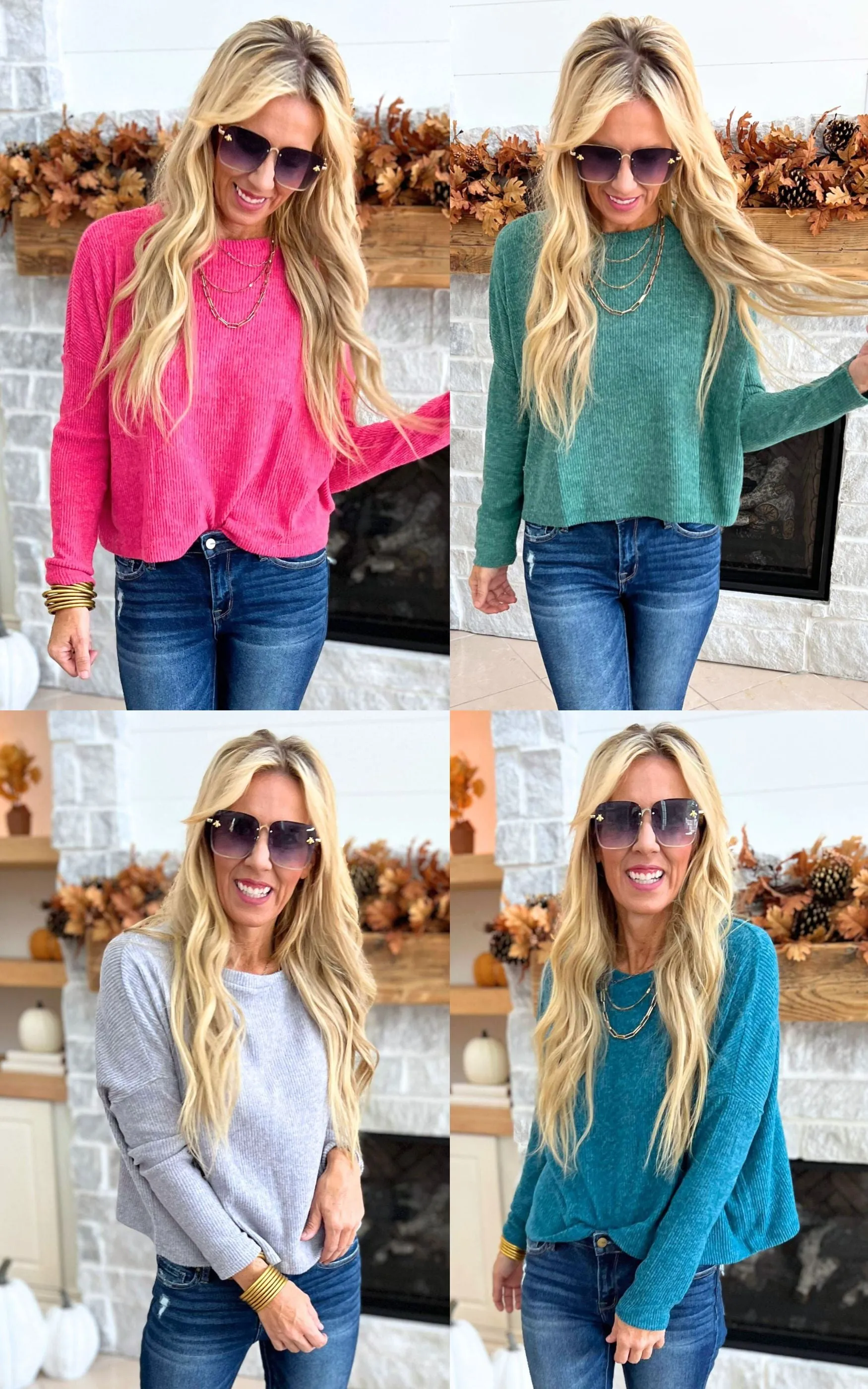 THE PAMELA Ribbed Dolman Long Sleeve Sweater | Part 2 - Final Sale