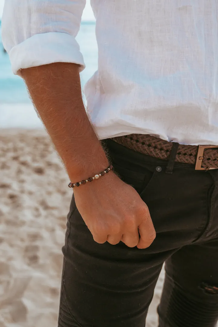 The Tommy Bracelet • Red Tiger’s Eye