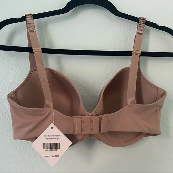 THIRDLOVE 24/7 Classic T-Shirt Bra Taupe O-39, O-40