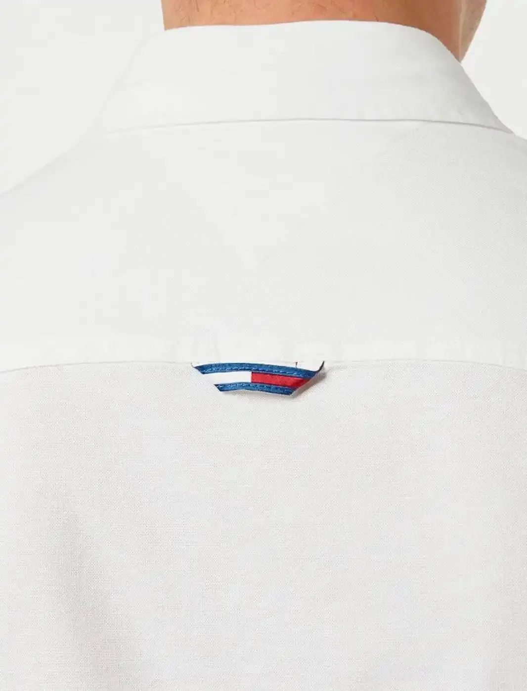 Tommy Jeans Slim Stretch Oxford Shirt White