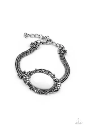 Top-Notch Drama - White Bracelet