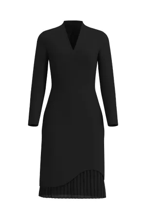 V-NECKLINE DRESS