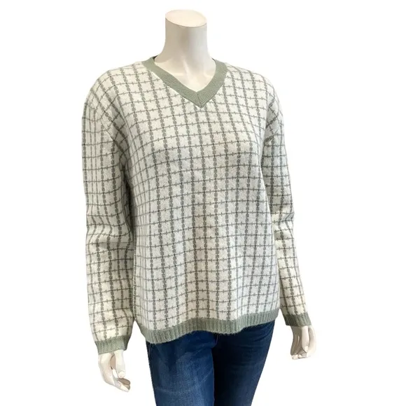 Vintage Esprit Wool Angora V-neck Sweater