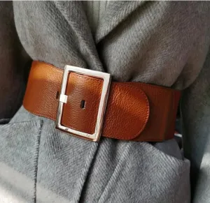 Vintage Wide Leather Belt