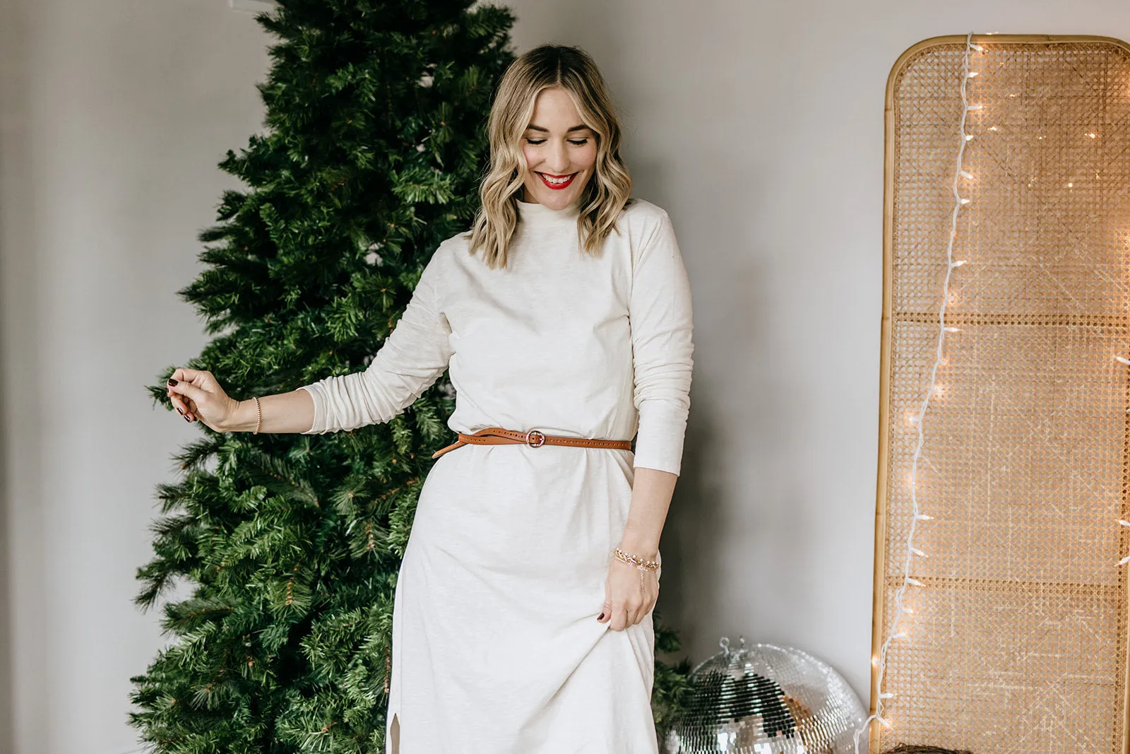 vw everywear mock neck dress