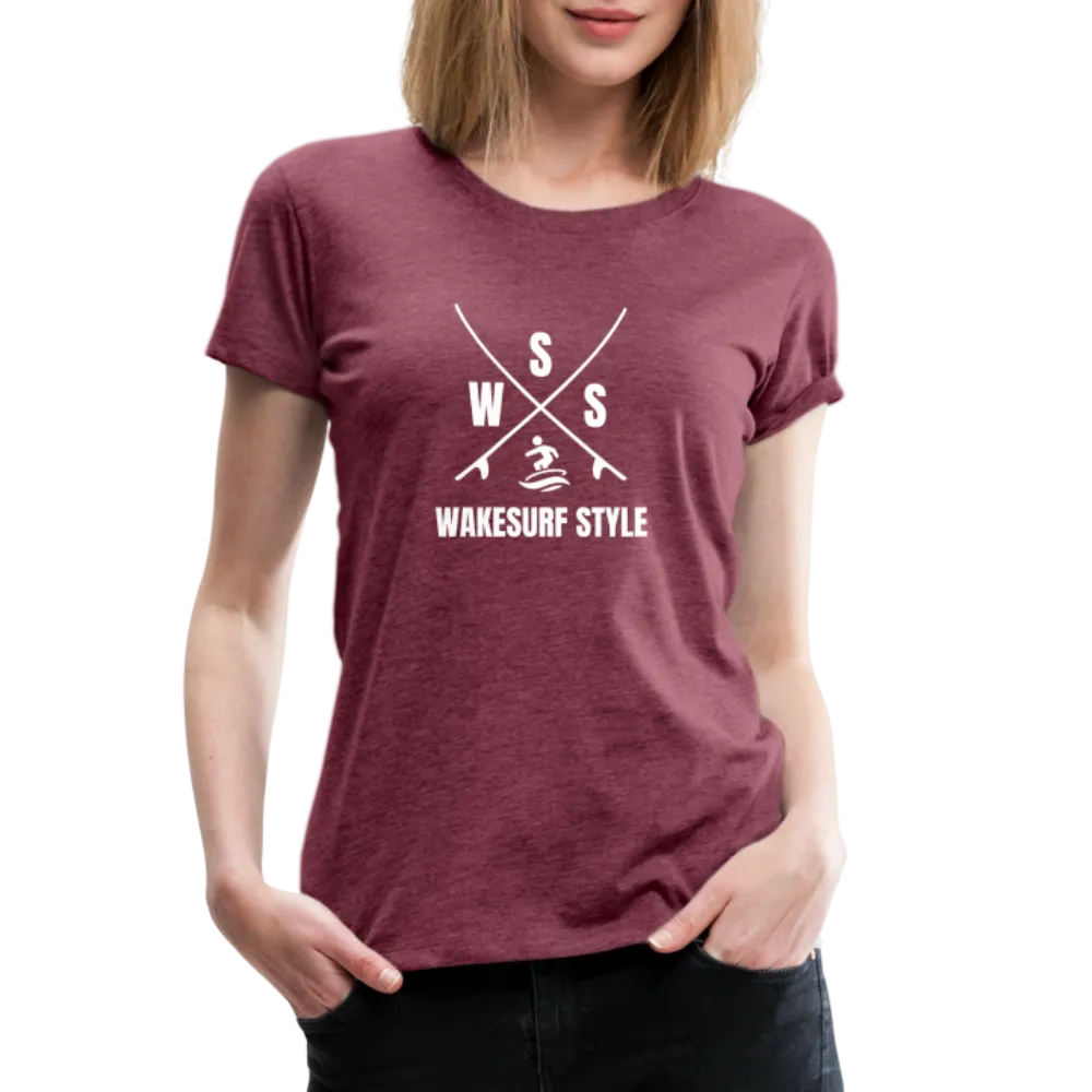 Wakesurf Style Women’s Premium T-Shirt