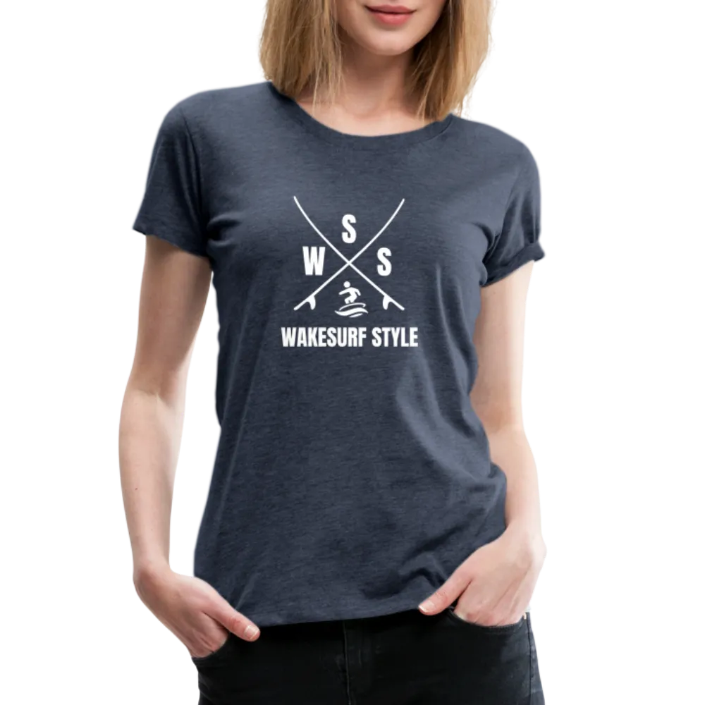 Wakesurf Style Women’s Premium T-Shirt