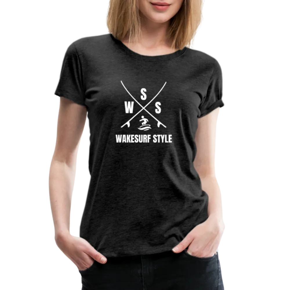 Wakesurf Style Women’s Premium T-Shirt