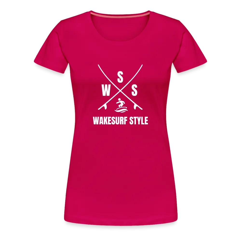 Wakesurf Style Women’s Premium T-Shirt