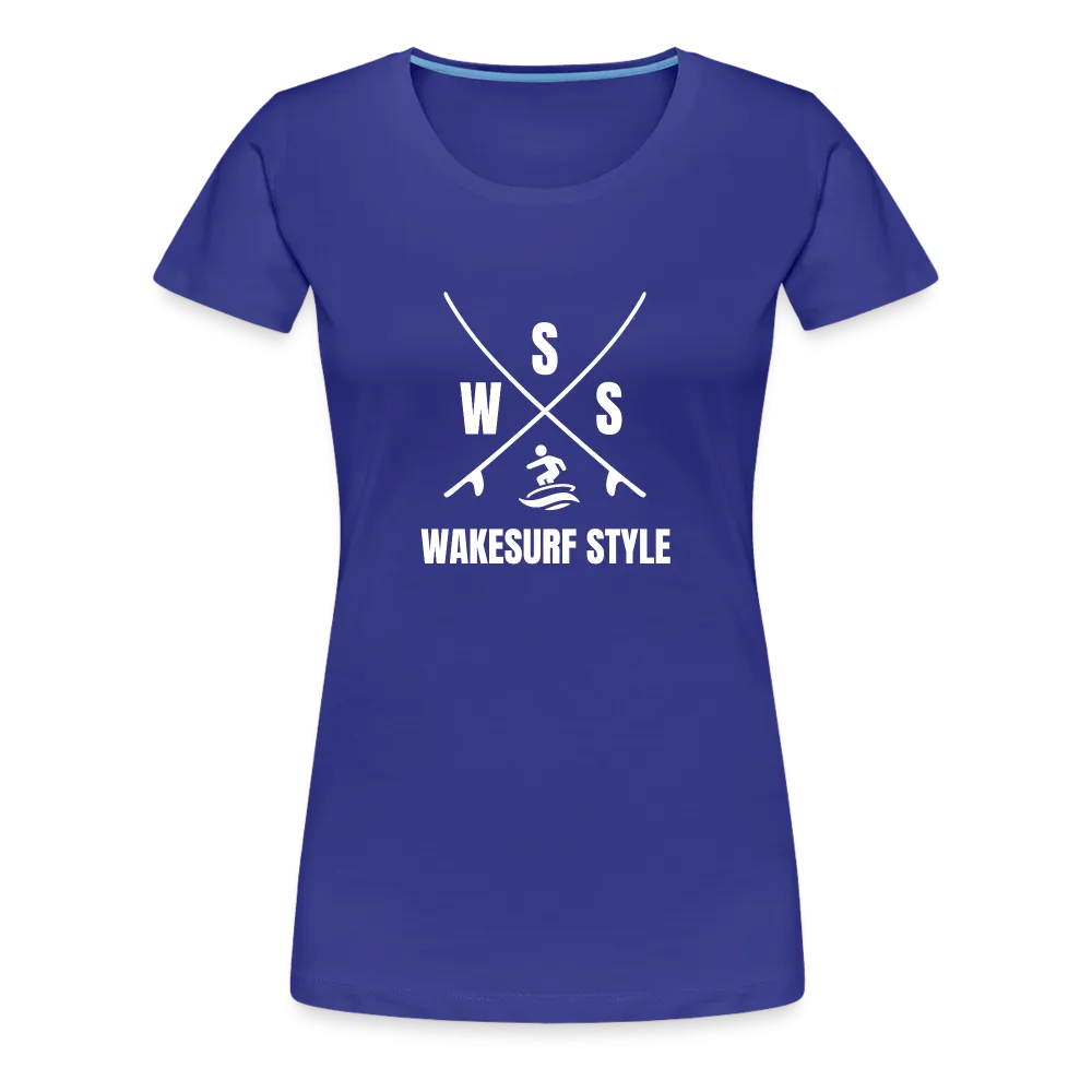 Wakesurf Style Women’s Premium T-Shirt