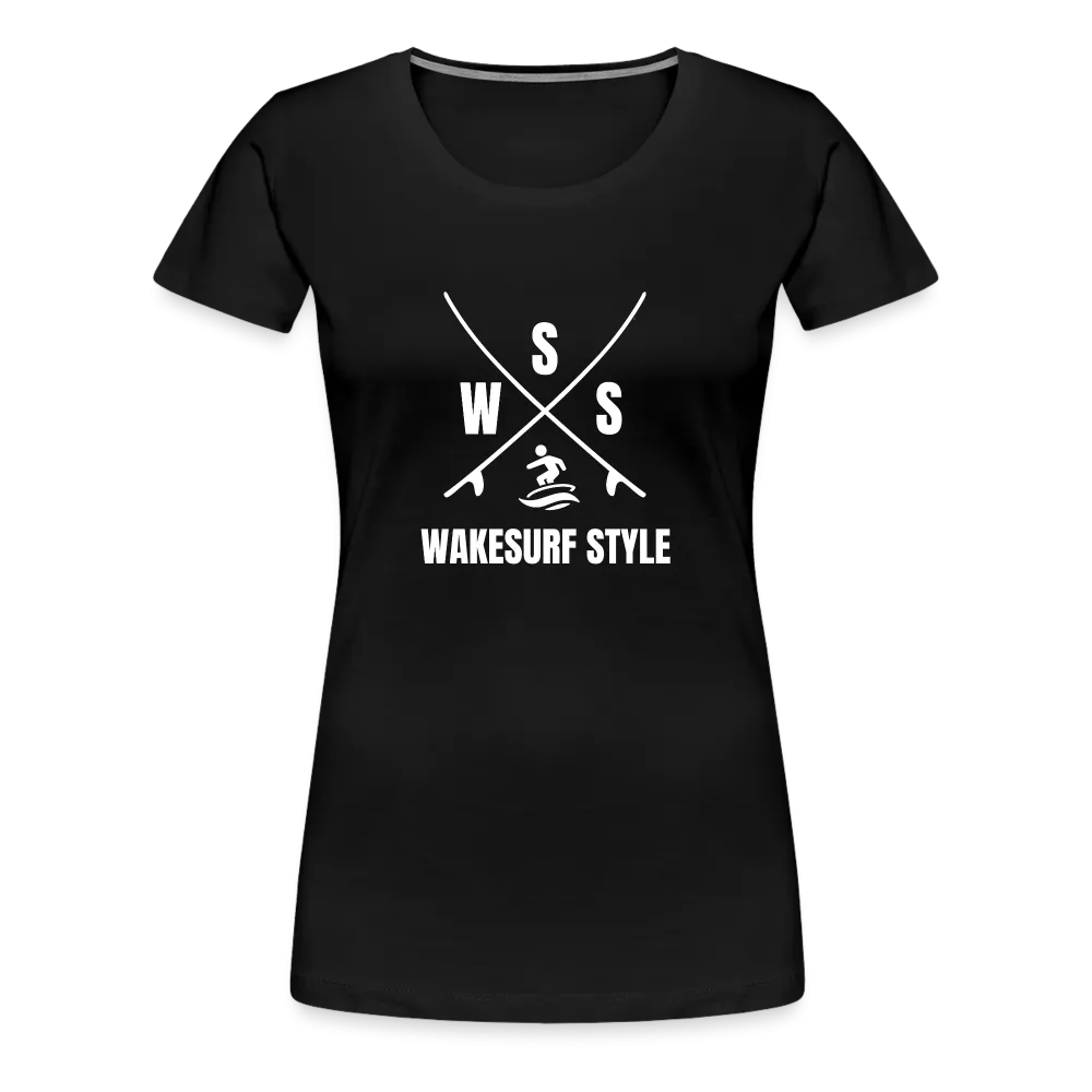 Wakesurf Style Women’s Premium T-Shirt