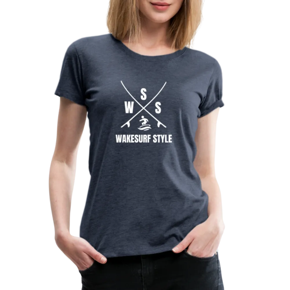 Wakesurf Style Women’s Premium T-Shirt