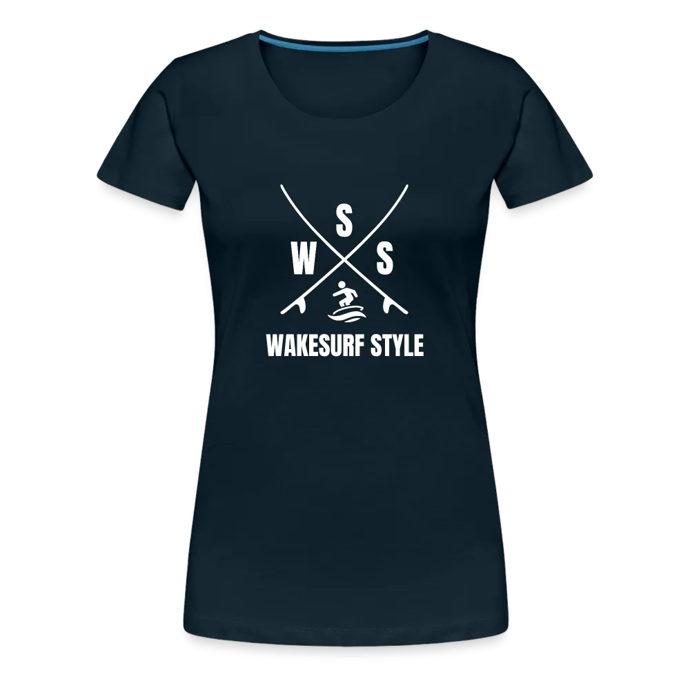 Wakesurf Style Women’s Premium T-Shirt
