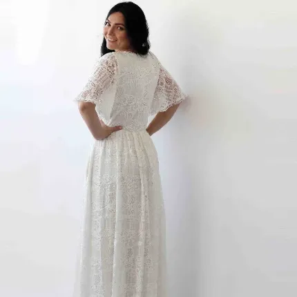 Wedding dress with pockets #1267