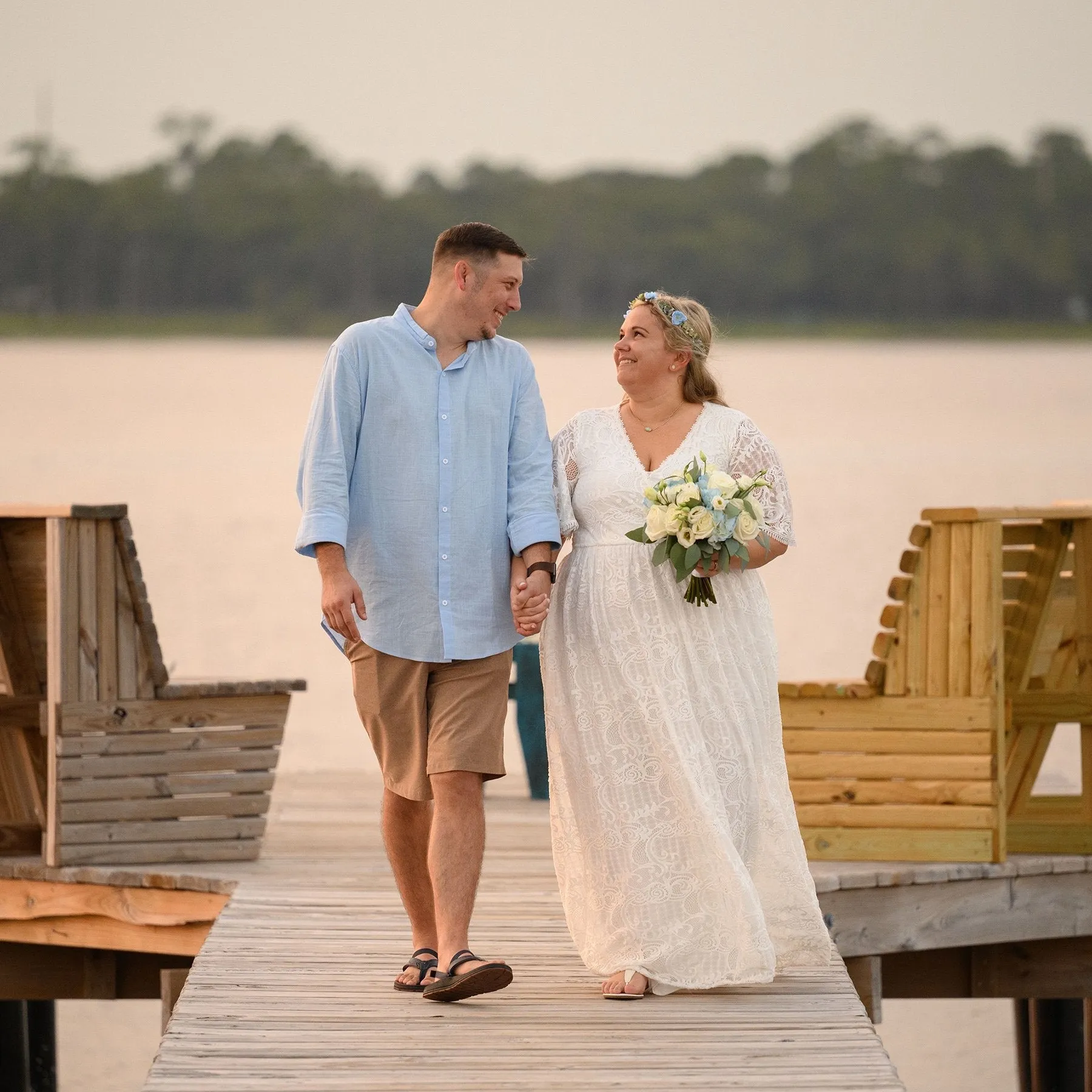 Wedding dress with pockets #1267