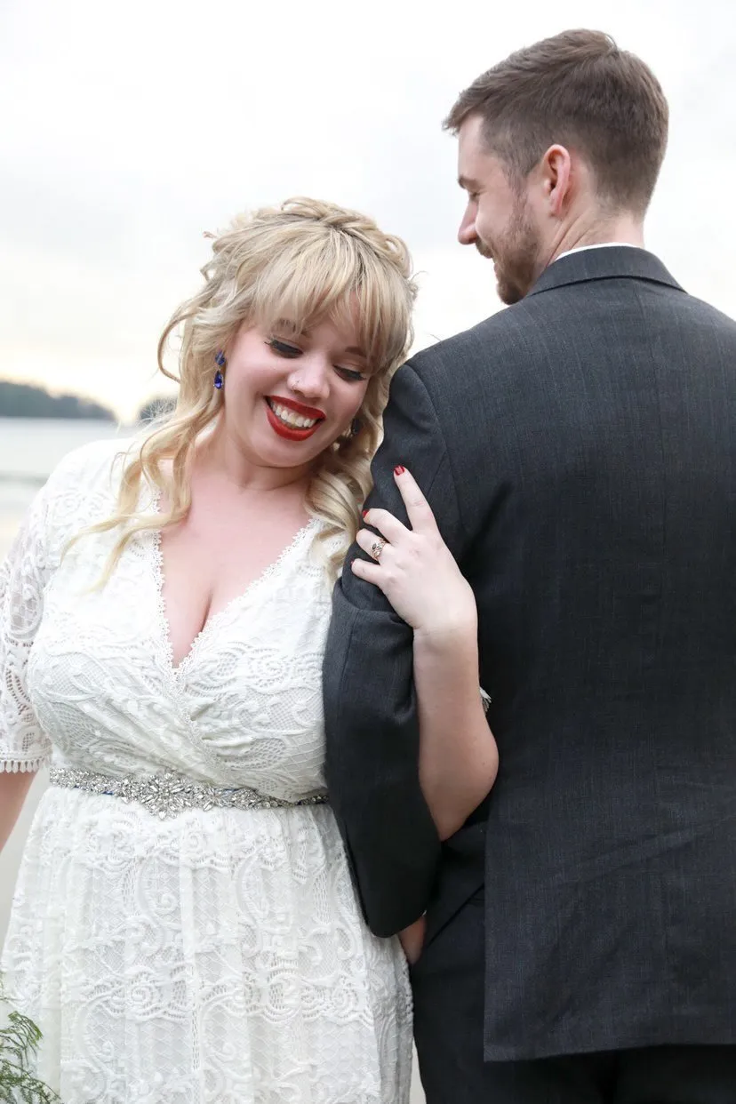 Wedding dress with pockets #1267