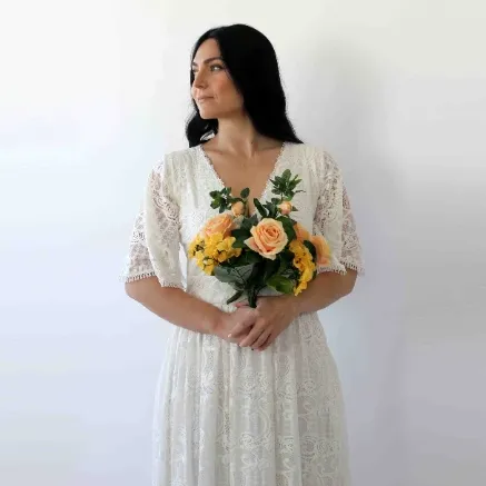 Wedding dress with pockets #1267