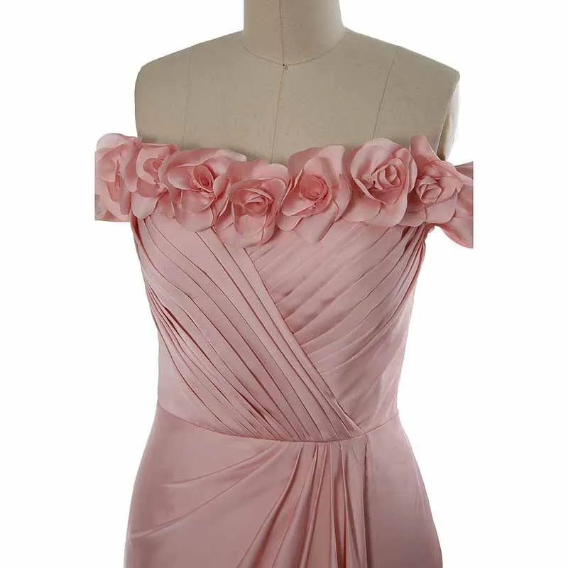 Women A-Line Formal Party Evening Gown Off Shoulder Long Prom Dress