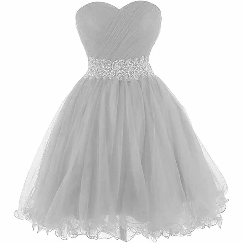 Women Short Prom Dresses Tutu Homecoming Dress A Line Tulle Party Cocktail Gown