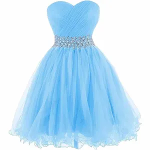 Women Short Prom Dresses Tutu Homecoming Dress A Line Tulle Party Cocktail Gown