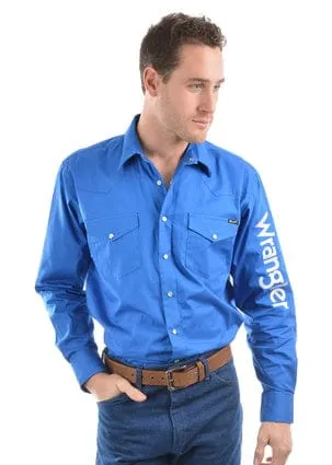 Wrangler Mens Logo Rodeo Shirt