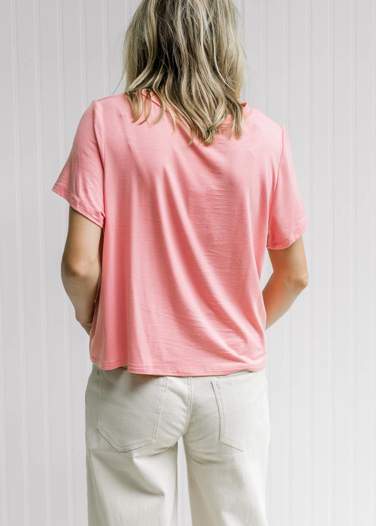 X Blossom Slightly Cropped Tee