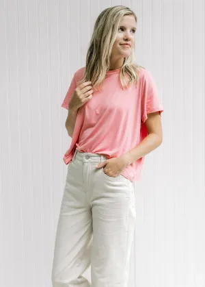 X Blossom Slightly Cropped Tee